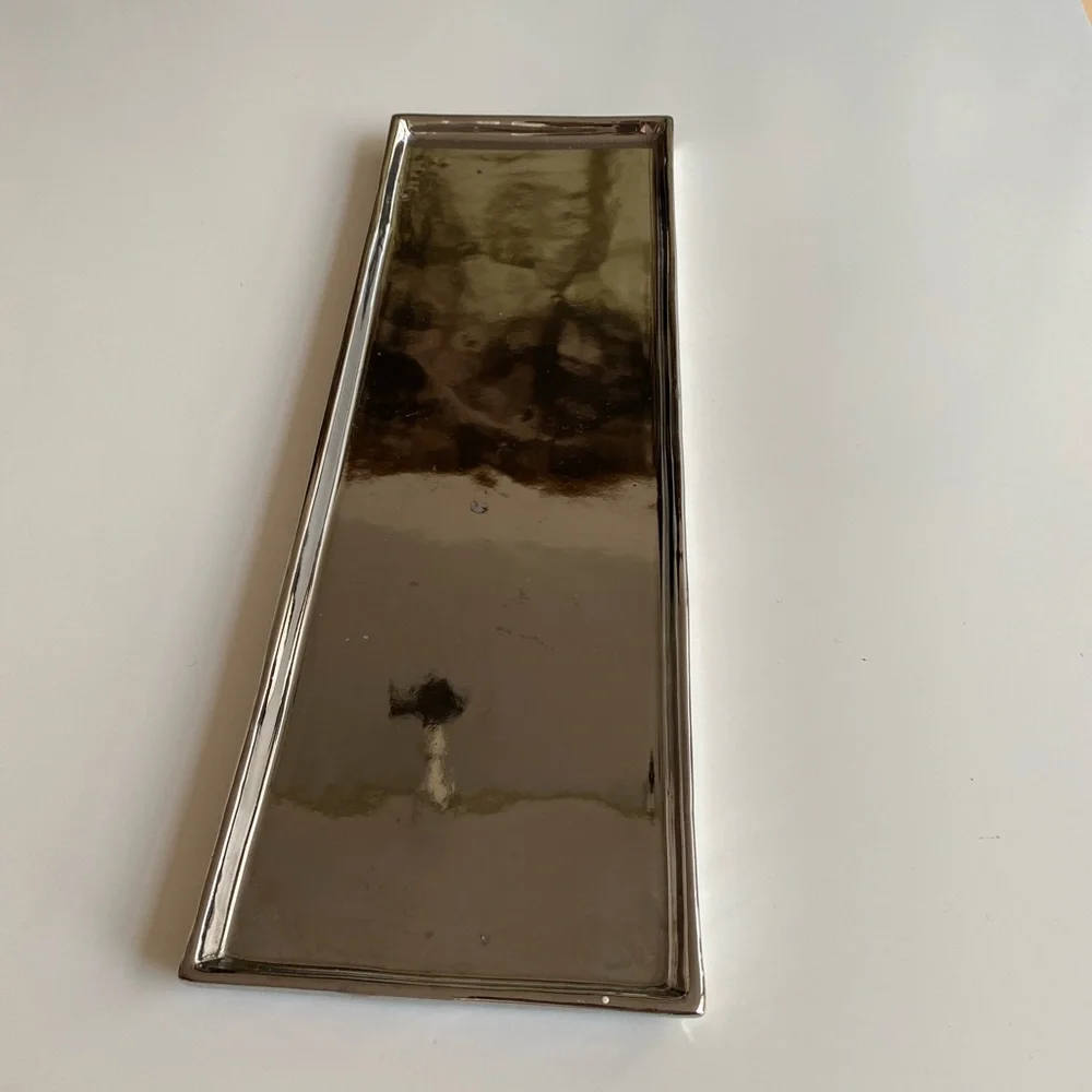🗽(3) West Elm Silver Plate Centerpeices